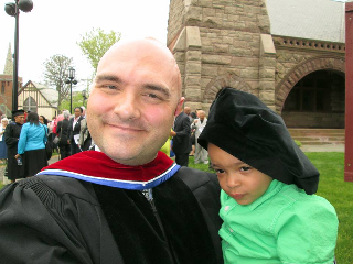 Pastor Bill and Bennett at ANTS Graduation 5-16-2015